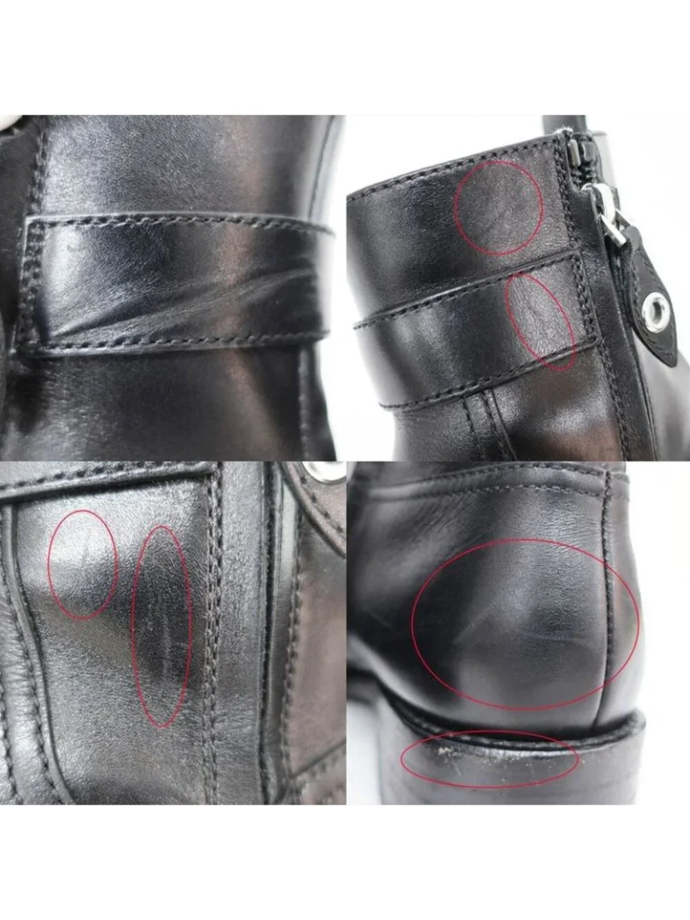 Louis Vuitton Boots Waist Side Line Black Short Leather - Picture 8 of 10